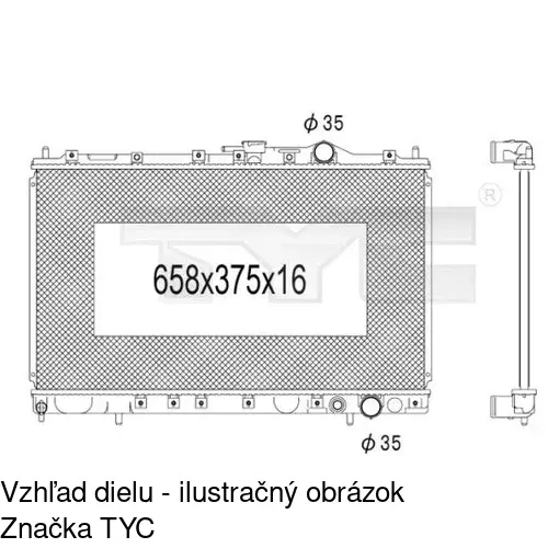 Chladiče vody POLCAR 523008-1