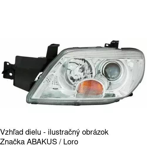 Hlavný reflektor POLCAR 526509-E