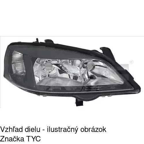 Hlavný reflektor POLCAR 5508094E