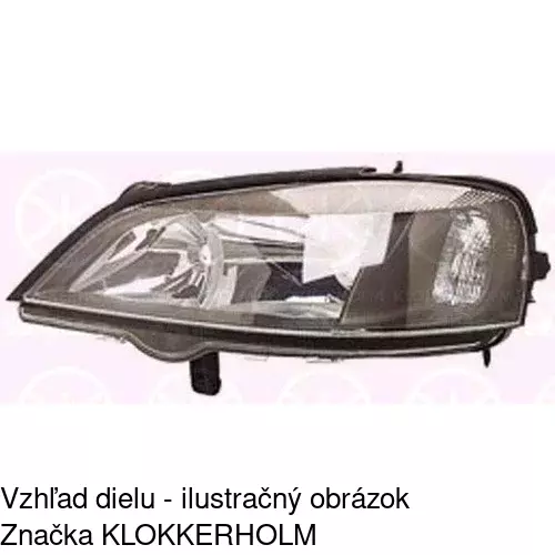 Hlavný reflektor 5508094E /POLCAR/ - obr. 2