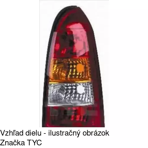 Zadné svetlo POLCAR 5508875E