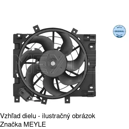 Ventilátory chladičov 550923W12 /POLCAR/ - obr. 2