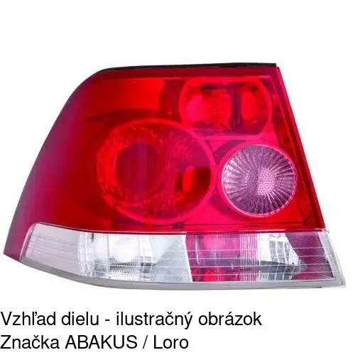 Zadné svetlo POLCAR 5509872E