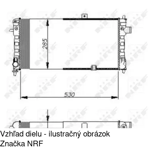 Chladiče vody 555108-2 /POLCAR/