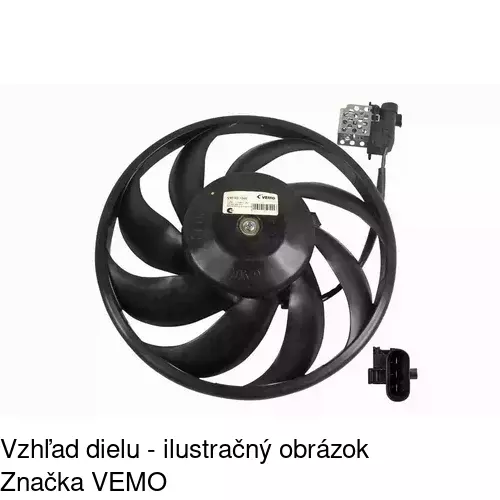 Ventilátor bez krytu / podpery POLCAR 555623U8 - obr. 5