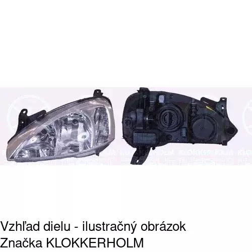 Hlavný reflektor POLCAR 5557091E - obr. 2