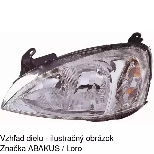 Hlavný reflektor POLCAR 5557091E - obr. 4