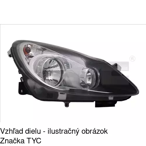 Hlavný reflektor POLCAR 5558103V