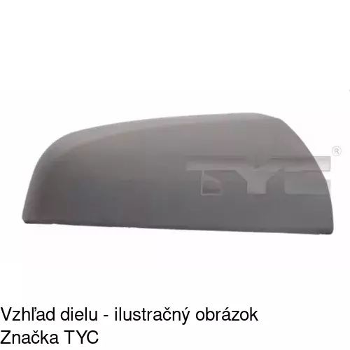 Vonkajšie zrkadlo POLCAR 5561514S