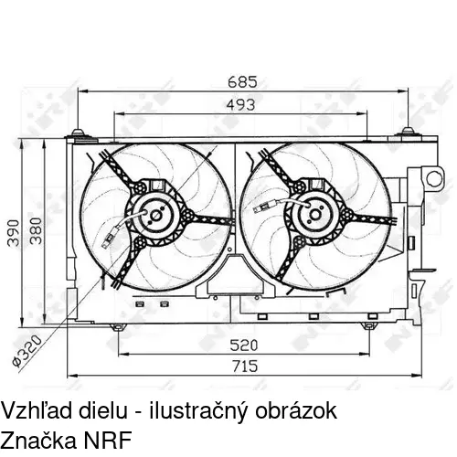 Ventilátory chladičov POLCAR 570723W4