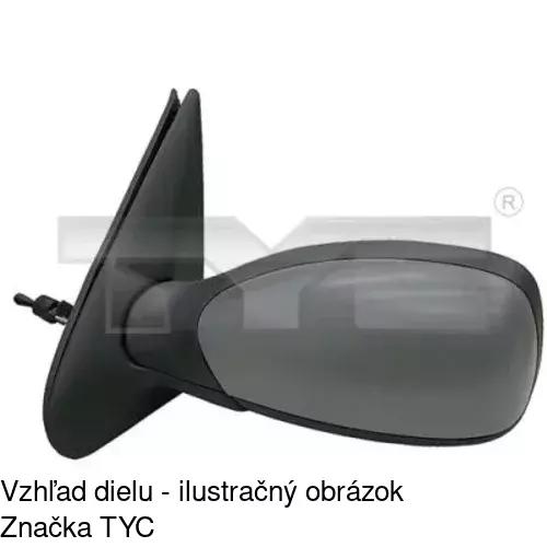 Vonkajšie zrkadlo POLCAR 5707511E - obr. 3