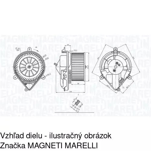 Ventilátory kúrenia POLCAR 5707NU-1 - obr. 1