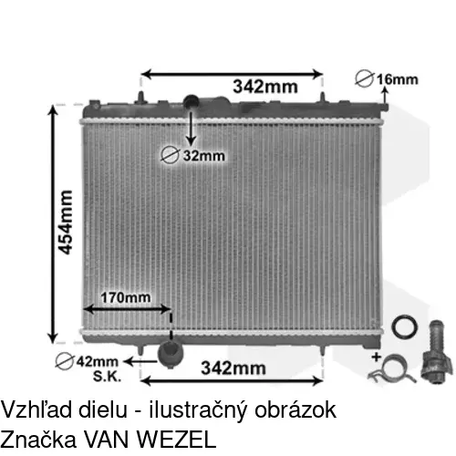 Chladiče vody POLCAR 572308A6 - obr. 3