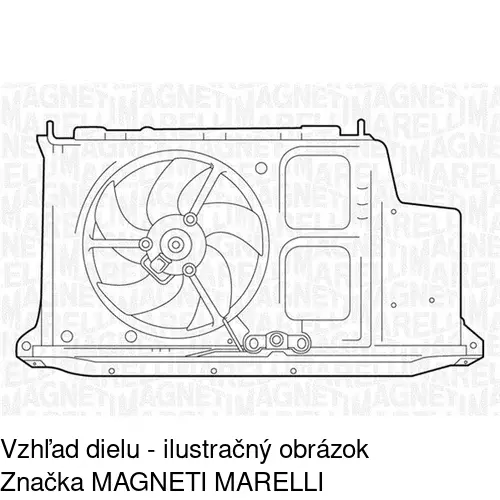 Ventilátor bez krytu / podpery POLCAR 572323U1 - obr. 3