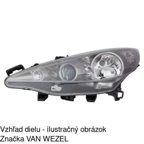 Hlavný reflektor 5724092E /POLCAR/ - obr. 1