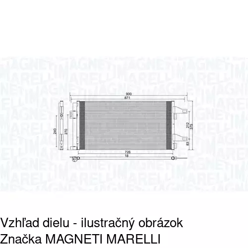 Chladiče klimatizácie POLCAR 5770K8C1S