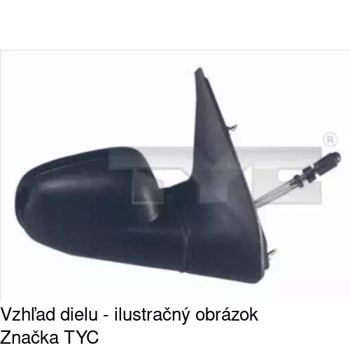 Vonkajšie zrkadlo POLCAR 6006522E - obr. 1