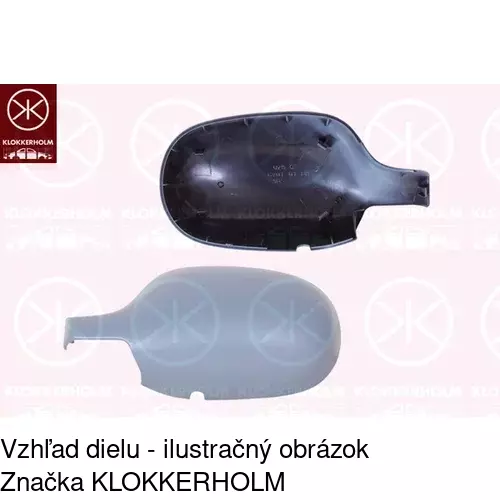 Rám vonkajšieho zrkadla POLCAR 601154PE - obr. 2