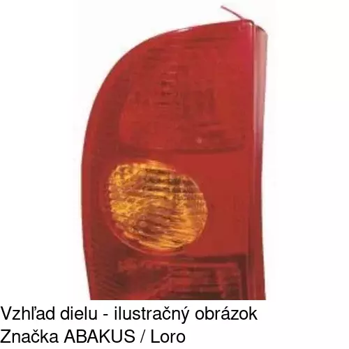 Zadné svetlo POLCAR 6011874E - obr. 1