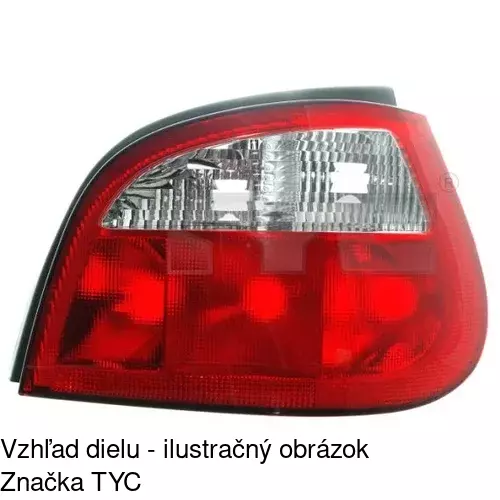 Zadné svetlo POLCAR 601188-E