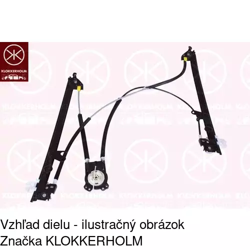 Elektrický mechanizmus okna dverí POLCAR 6012PSE9 - obr. 1