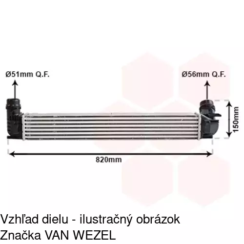 Chladiče vzduchu (Intercoolery) POLCAR 6014J8-2 - obr. 5