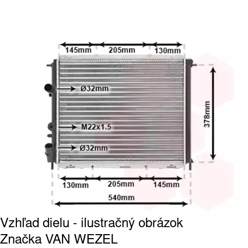 Chladiče vody POLCAR 601508A1 - obr. 4