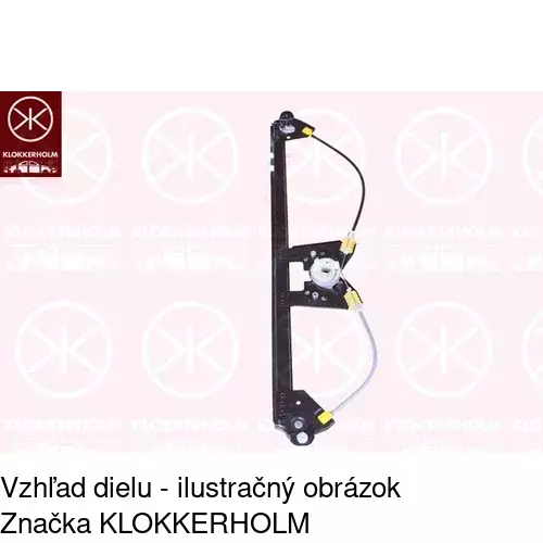 Elektrický mechanizmus okna dverí POLCAR 6026PSE2 - obr. 1