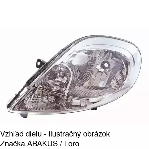 Hlavný reflektor POLCAR 6027092E - obr. 5