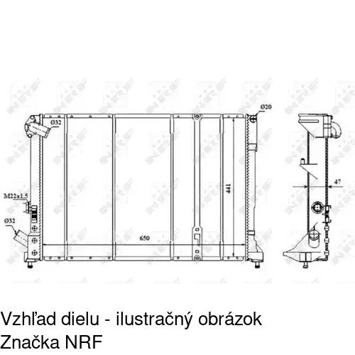 Chladiče vody POLCAR 6032087X