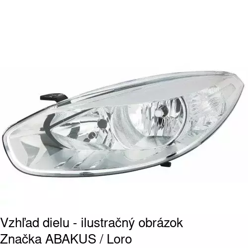 Hlavný reflektor POLCAR 603509-E - obr. 3