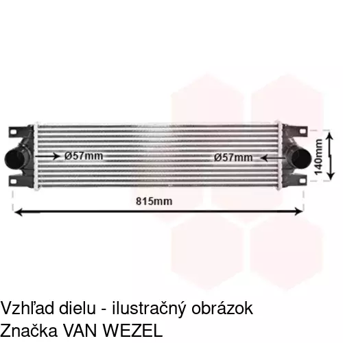 Chladiče vzduchu (Intercoolery) POLCAR 6041J8-1 - obr. 3