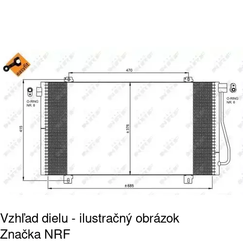 Chladiče klimatizácie POLCAR 6041K8C4