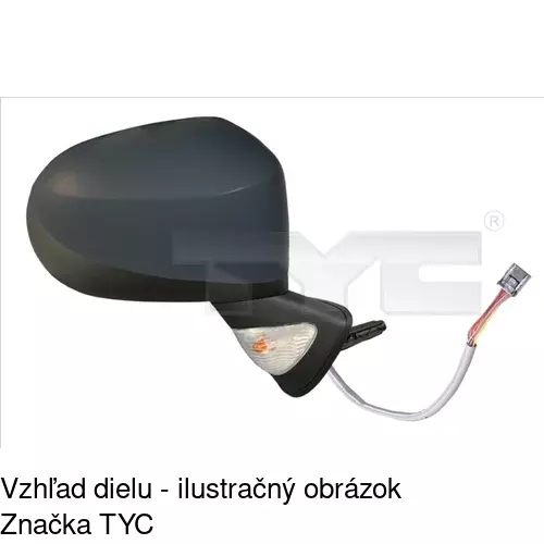 Rám vonkajšieho zrkadla POLCAR 605855PM - obr. 4