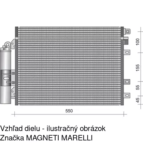 Chladiče klimatizácie POLCAR 6061K81X - obr. 1