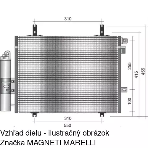 Chladiče klimatizácie POLCAR 6061K81X - obr. 2