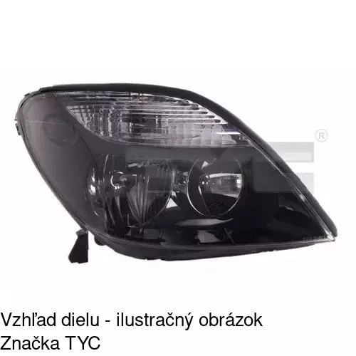 Hlavný reflektor POLCAR 6070101E