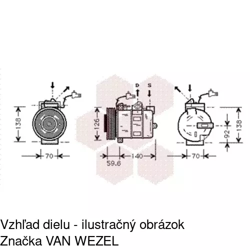 Kompresor AC POLCAR 6523KS-1 - obr. 4