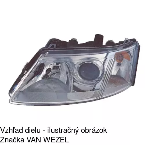 Hlavný reflektor POLCAR 6530090E - obr. 4