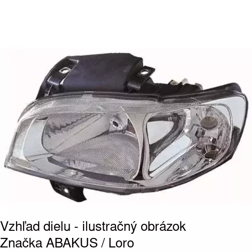 Hlavný reflektor POLCAR 671409-E - obr. 2