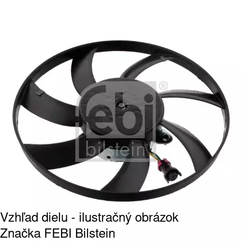 Ventilátor bez krytu / podpery POLCAR 671423U4 - obr. 1