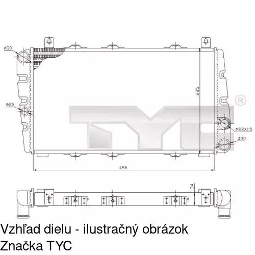 Chladiče vody POLCAR 690008-1