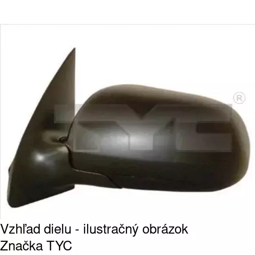 Vonkajšie zrkadlo POLCAR 6913511E