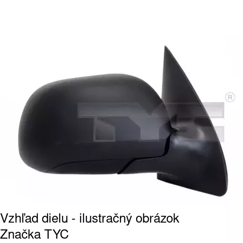 Vonkajšie zrkadlo POLCAR 6913524E - obr. 5