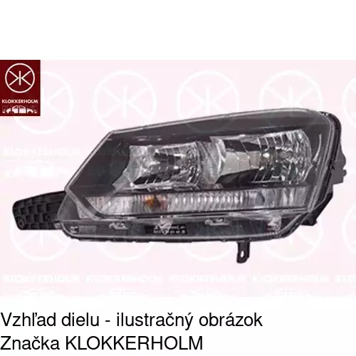 Hlavný reflektor POLCAR 69X110-U