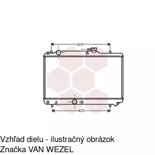 Chladiče vody POLCAR 741208-5 - obr. 1