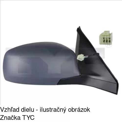 Vonkajšie zrkadlo POLCAR 7423524E - obr. 2