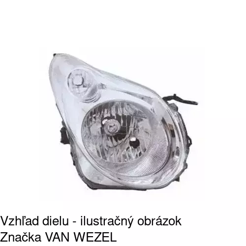 Hlavný reflektor POLCAR 743110-E - obr. 3