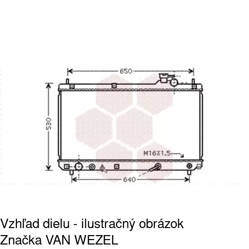 Chladiče vody POLCAR 806008-1 - obr. 1