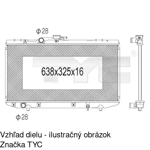 Chladiče vody POLCAR 810108-3